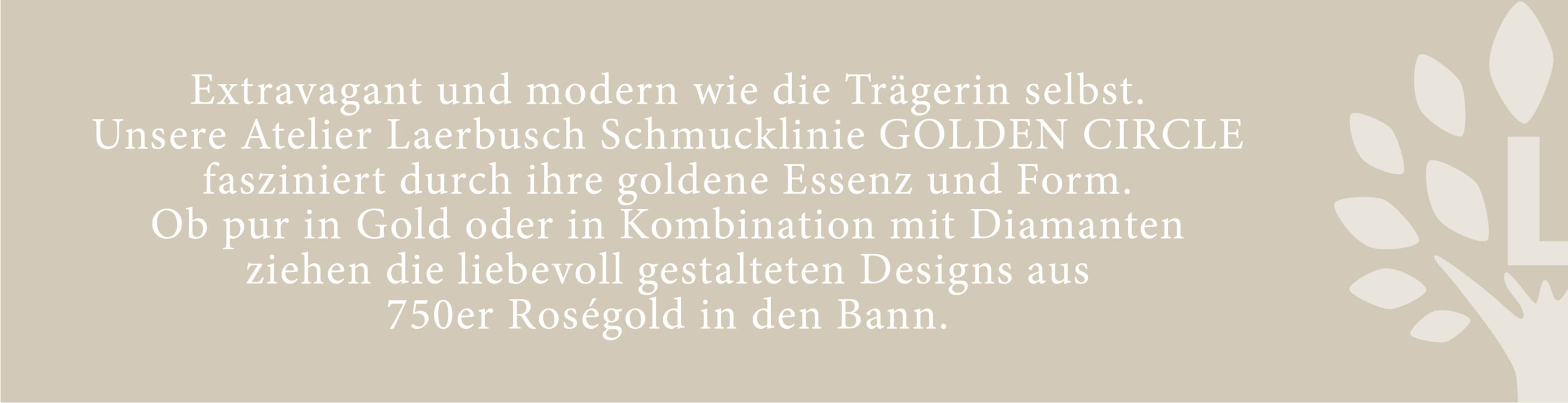 Golden Circle bei Juwelier Laerbusch in Mülheim an der Ruhr