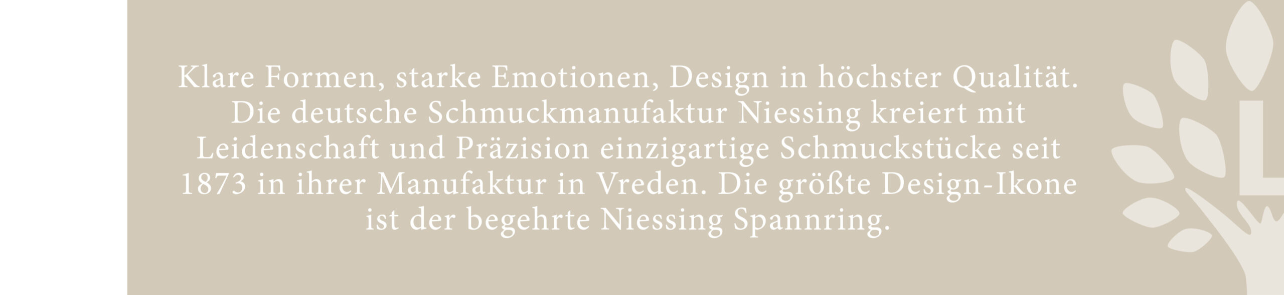 Niessing bei Juwelier Laerbusch in Mülheim an der Ruhr