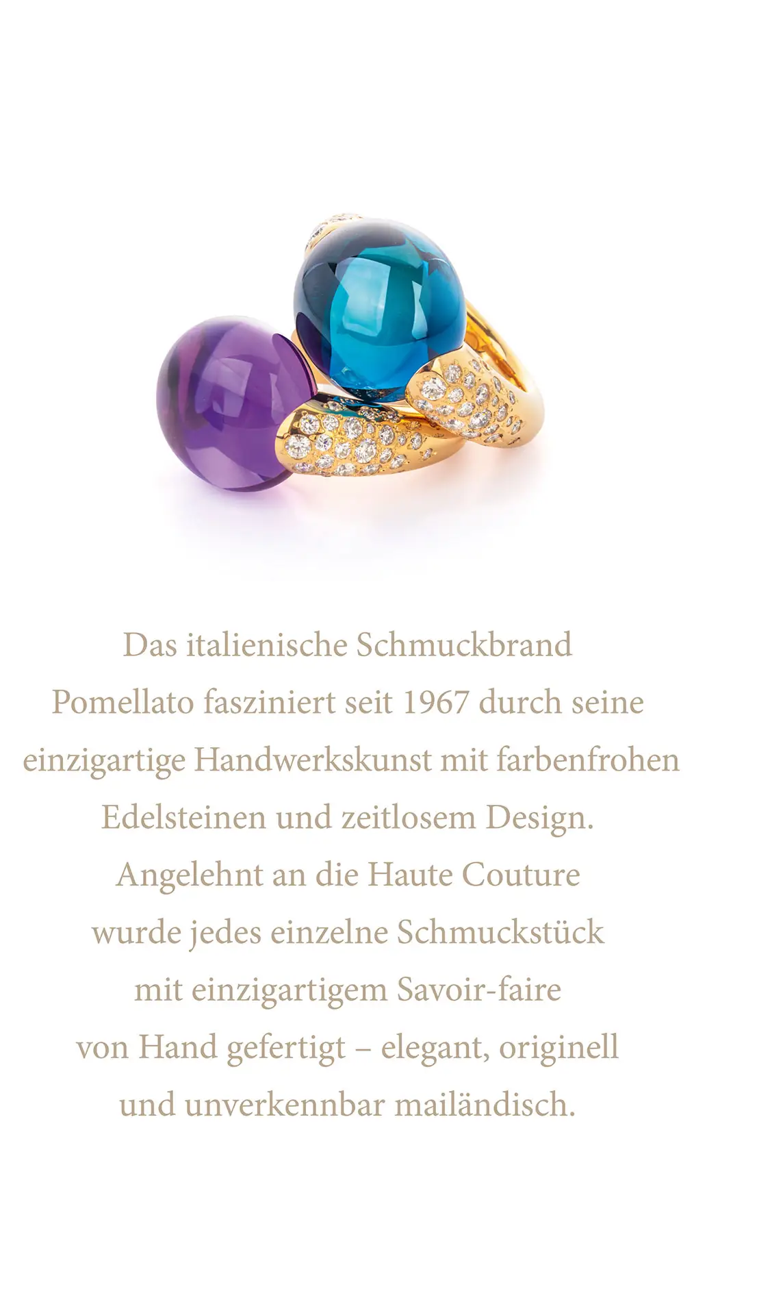 Schmuck von Pomellato bei Juwelier Laerbusch in Mülheim an der Ruhr