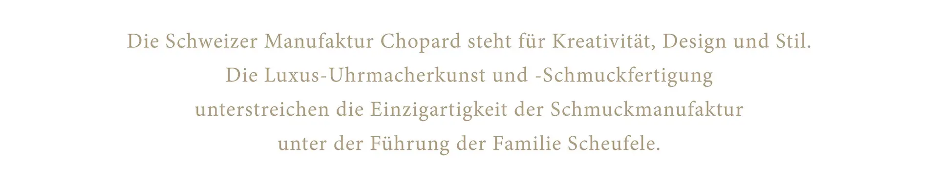 Schmuck von Chopard bei Juwelier Laerbusch in Mülheim an der Ruhr