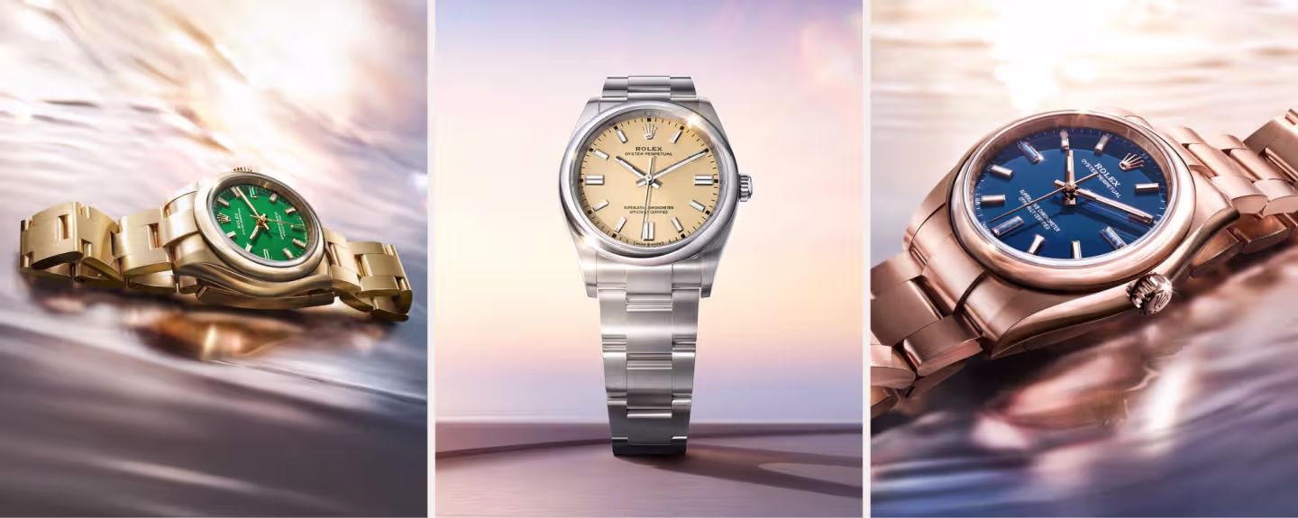 Rolex Oyster Perpetual bei Juwelier Laerbusch in Mülheim an der Ruhr