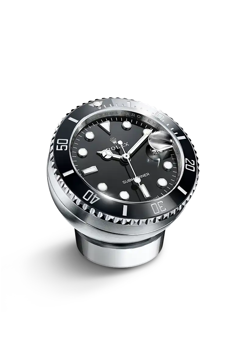 Rolex Submariner Date Tischuhr bei Juwelier Laerbusch in Mülheim an der Ruhr